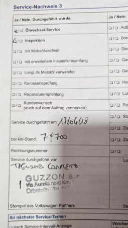 VOLKSWAGEN Golf pieno